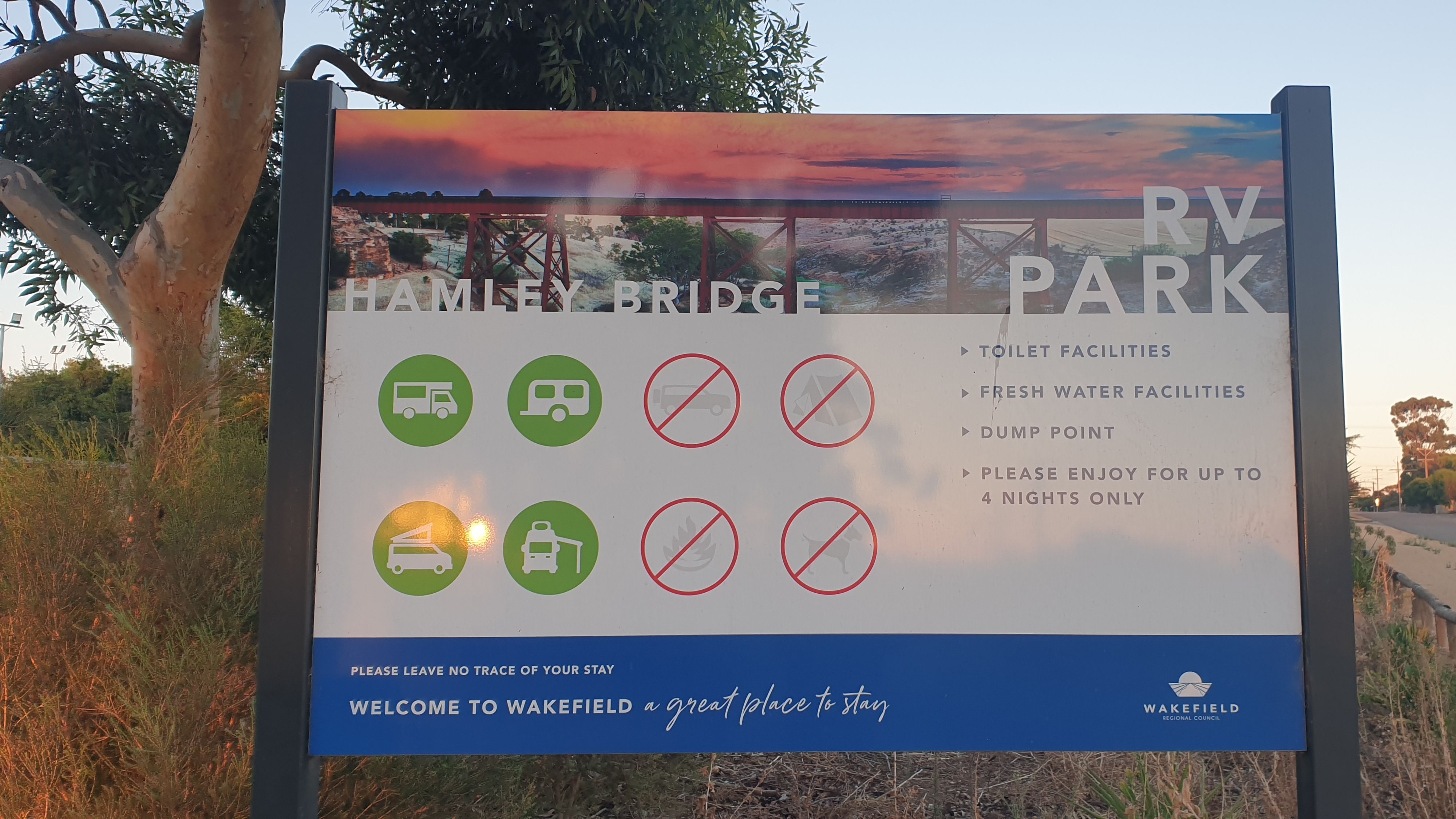 Hamley Bridge Közösségi pihenés