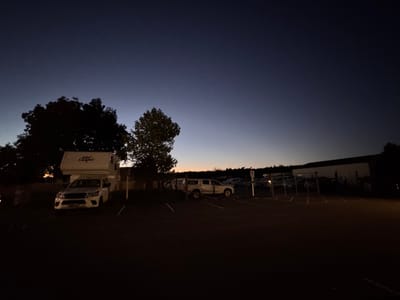 Hurunui rådet parkering Freedom Camp plats
